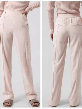 Athleta Vienna Cargo Pant Orchid Pink Women's 12T Athleisure Gorpcore Athletic
